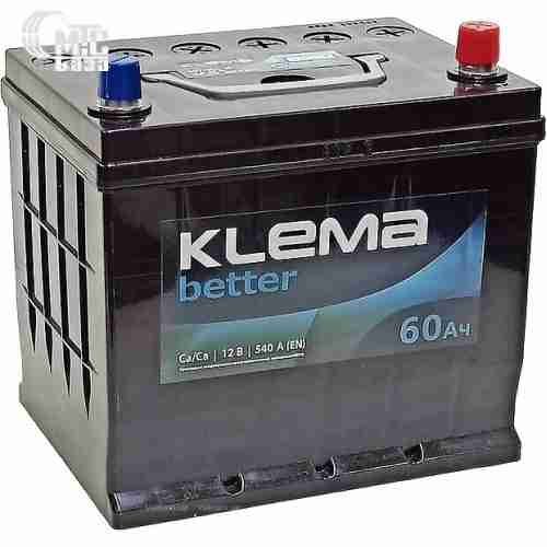 Аккумулятор KLEMA 6СТ-60 R  JIS EN 510A  234x175x225 мм